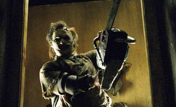 leatherface with a chainsaw
