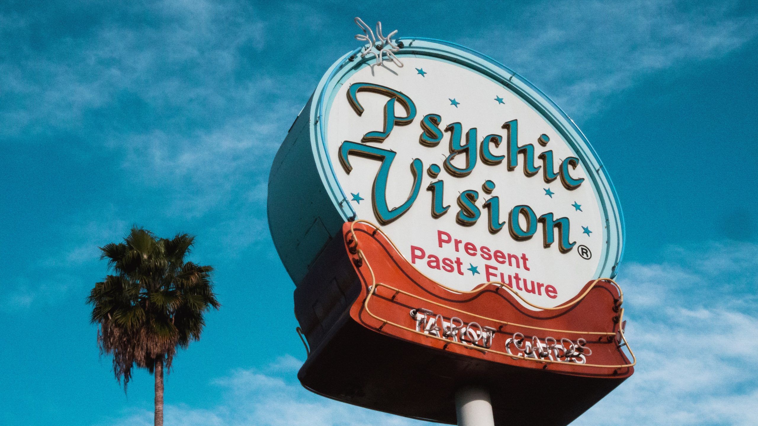 Psychic or Medium Sign with post