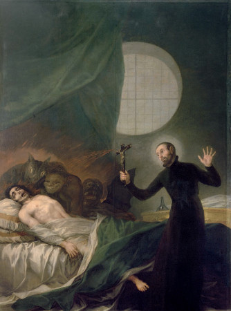 St. Francis of Borgia Exorcising a Demon