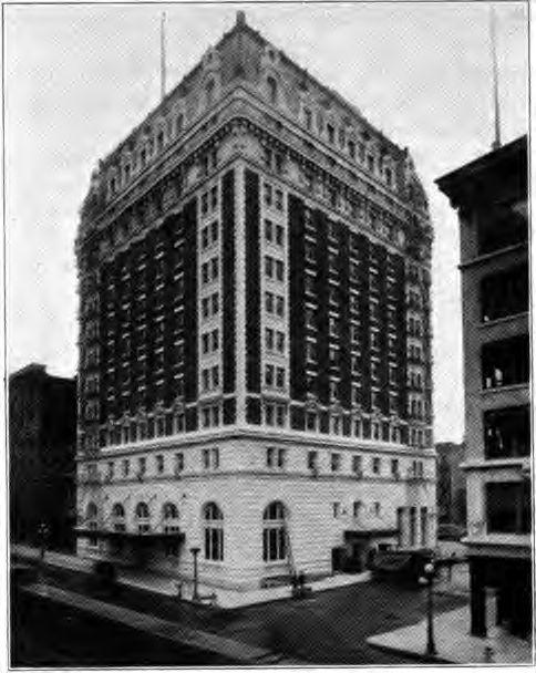 Image of the Benson Hotel 1920's in Portland Oregon