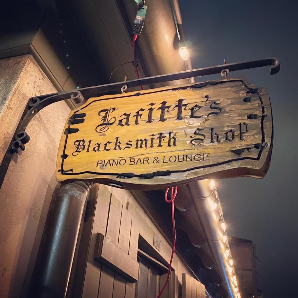 Jean Laffites Bar New Orleans Sign