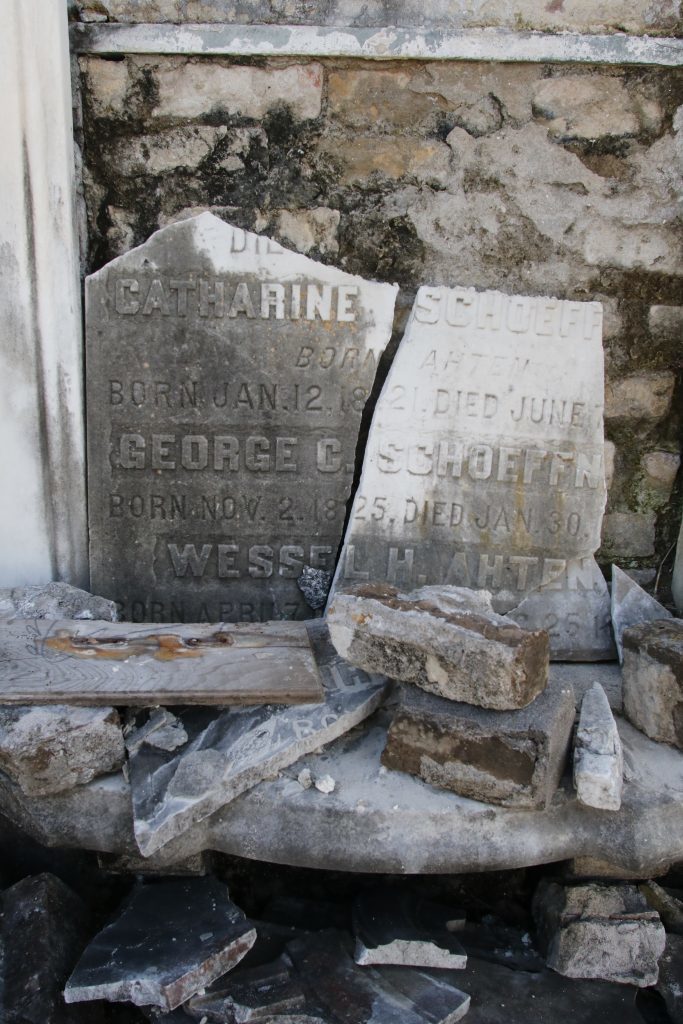 Lafayette Cemetery 2 Puzzle Box Horror images broken gravestone