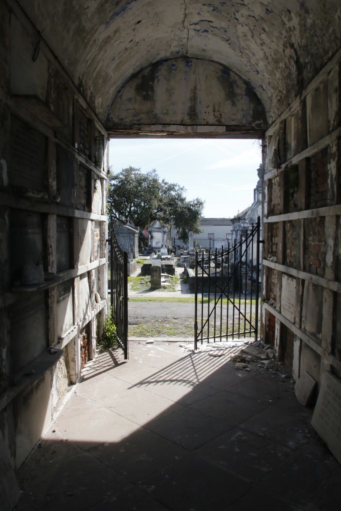 Lafayette Cemetery 2 Puzzle Box Horror images inside a tomb