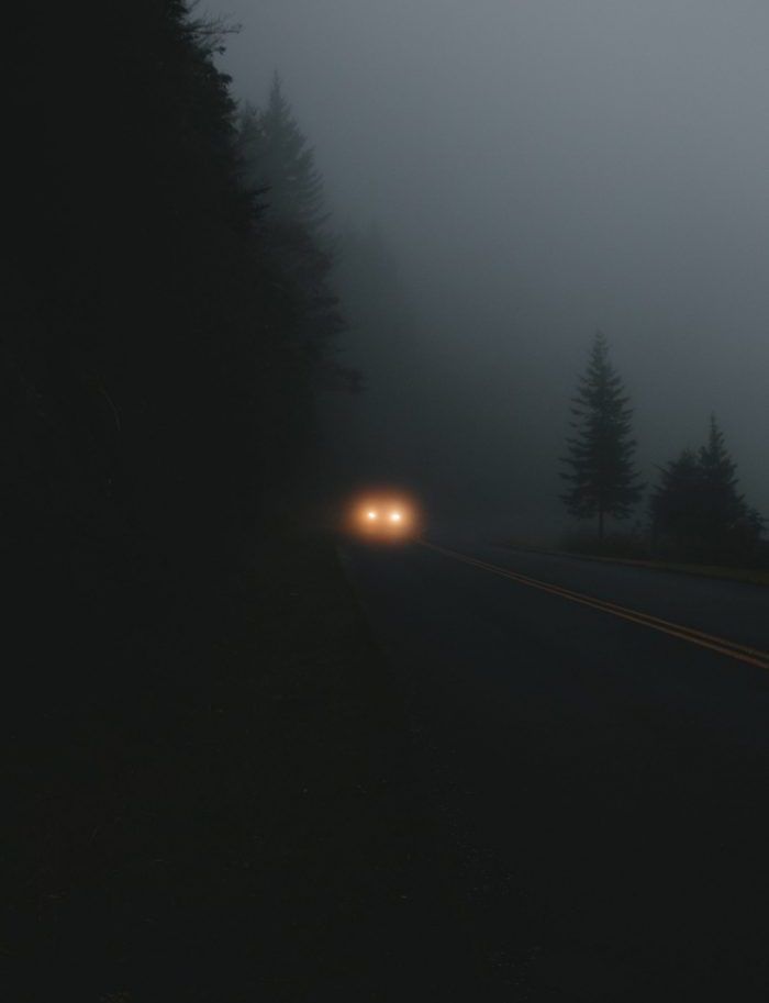 Headlights in the fog