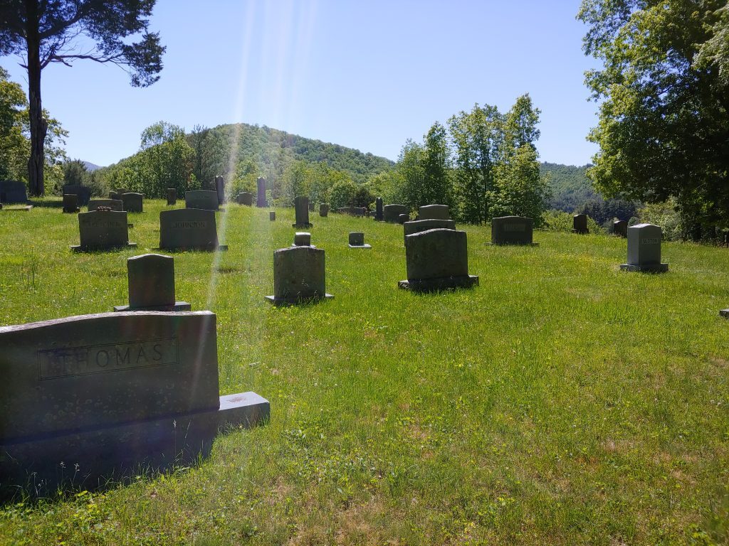Cemetery in Valle Crucis at St. John's Episcopal Church