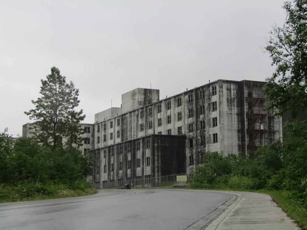 The Buckner Building in Whittier, Alaska