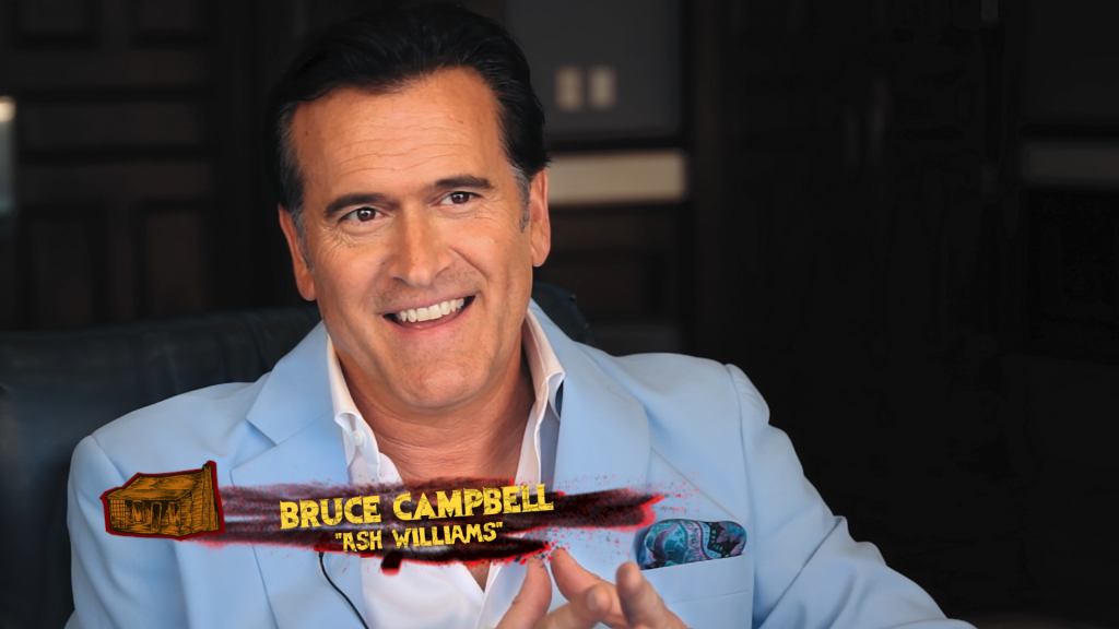 Bruce Campbell aka Ash Williams from the Evil Dead