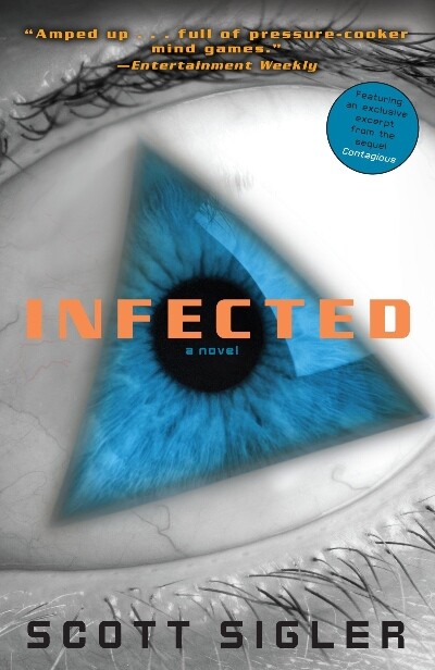 Infected horror book cover