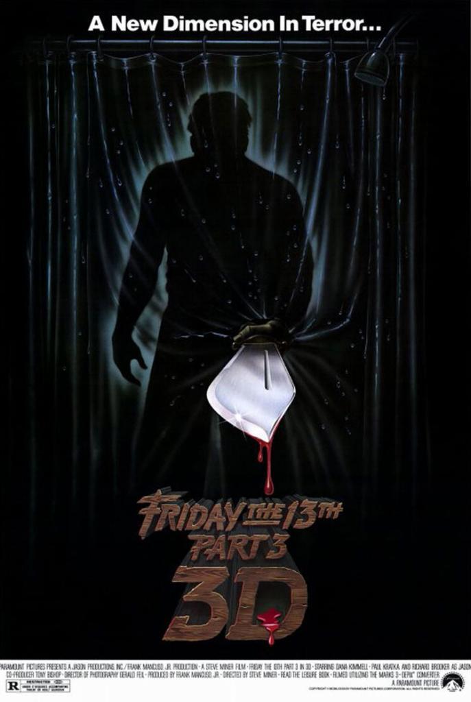 Friday the 13th part 3D movie poster