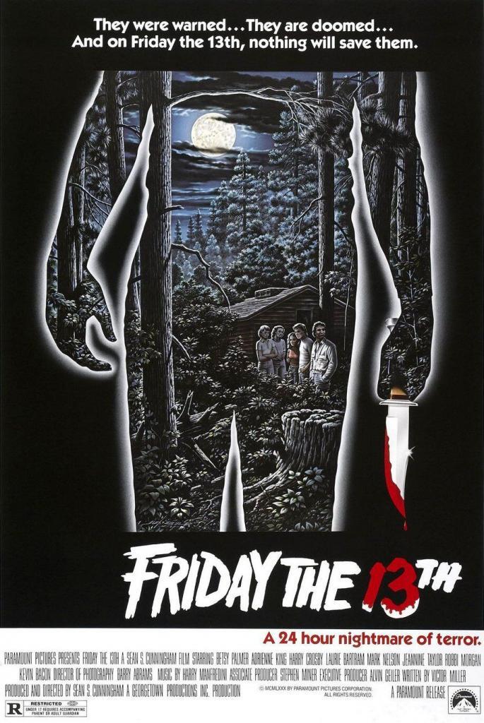 Friday the 13th original movie poster