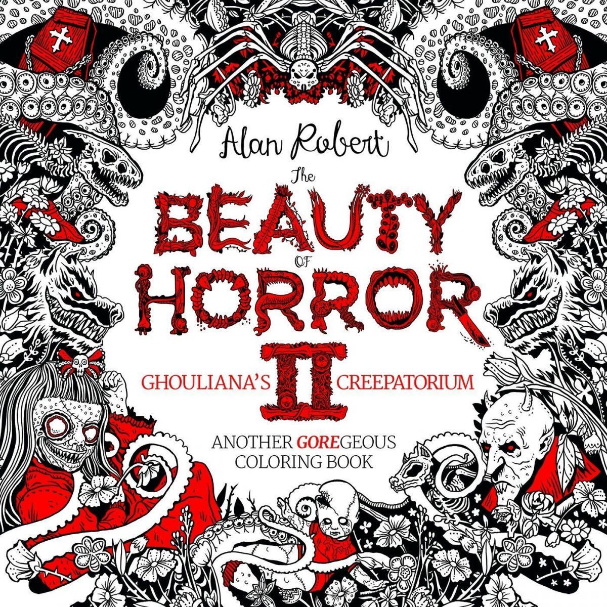 Beauty of Horror 2 horror coloring book