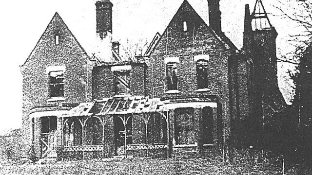 Borely Rectory After the Fire