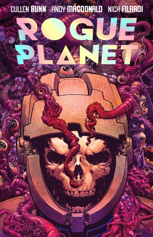 Rogue planet horror comic cover