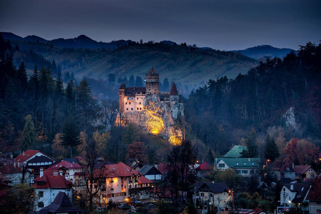Bran castle Vlad Dracula's castle in Transilvania