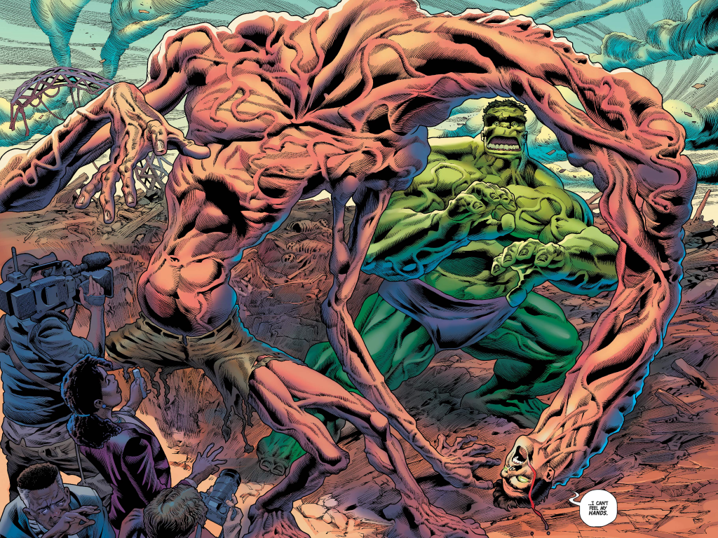 The Immortal Hulk #36 comic horror art