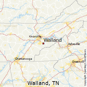 Map of Walland Texas Location