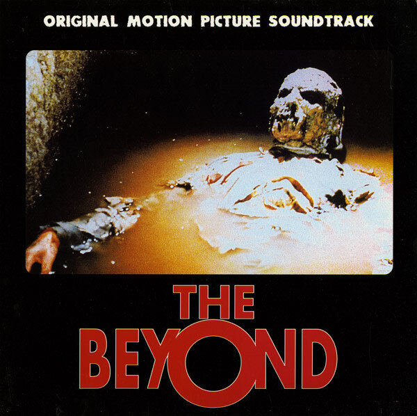 The Beyond (1981) - Fabio Frizzi album cover featuring a rotting corpse