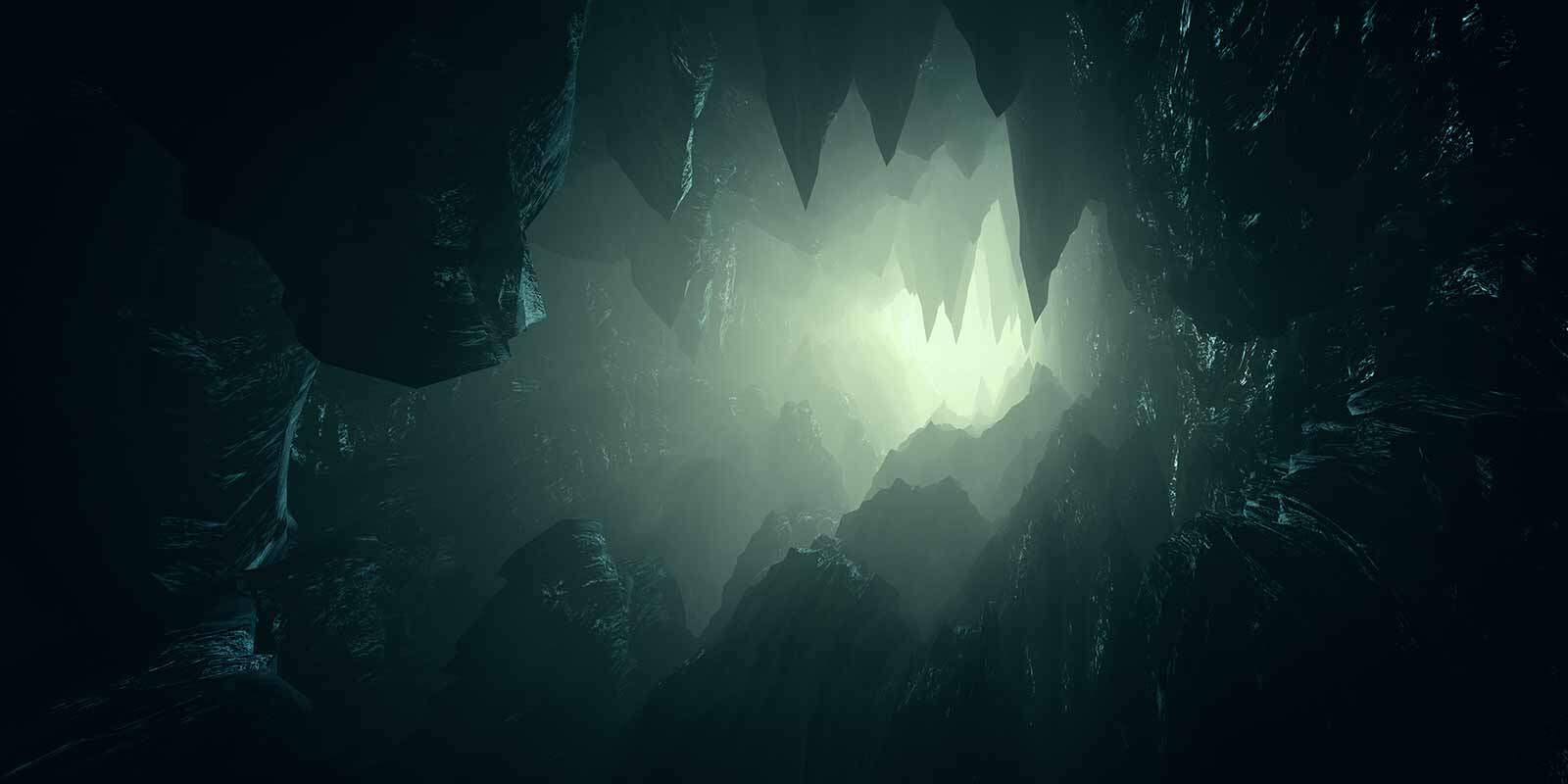 Dark Scary Cave