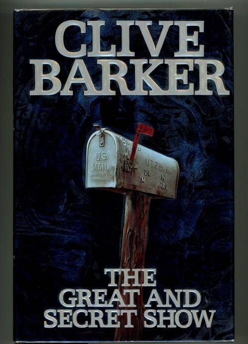 The Great and Secret Show (1989) book cover with a spooky mailbox