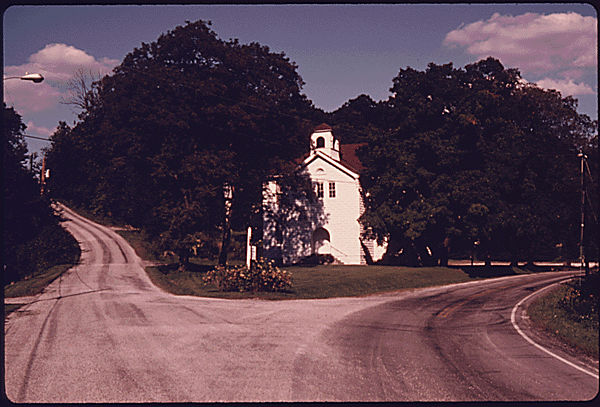 old white church