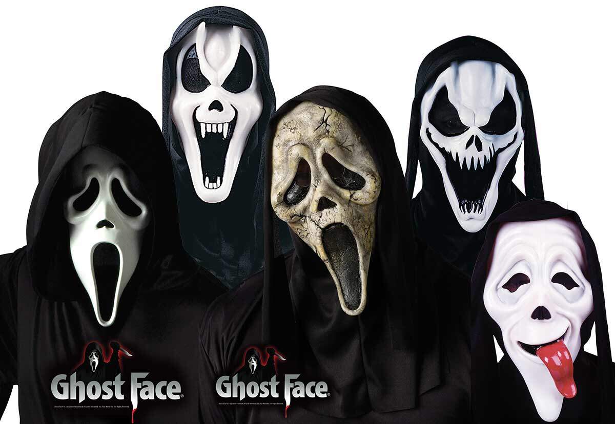 Scream's Ghostface Mask History And Variations - Puzzle Box Horror