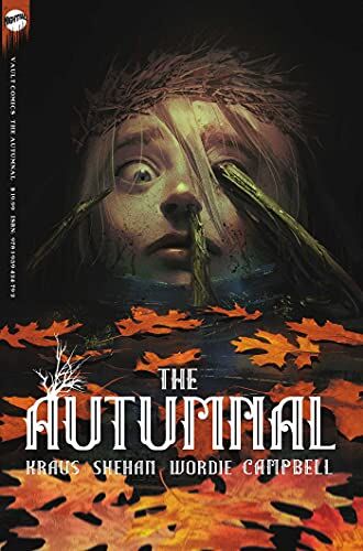 The Autumnal Horror Comic Cover Featuring Scary Girl with sticks