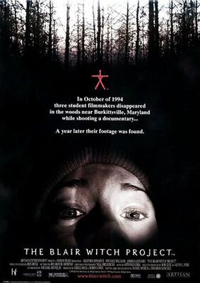 The Blair Witch Project found footage horror movie poster