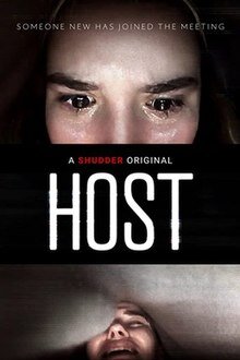 Host found footage horror movie poster
