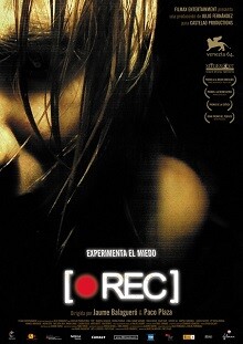 Rec found footage horror movie poster