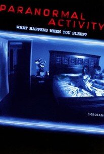Paranormal Activity found footage horror movie poster