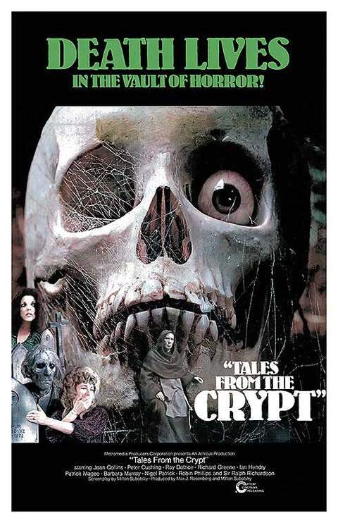 Tales from the Crypt 1972 horror movie featuring a skull